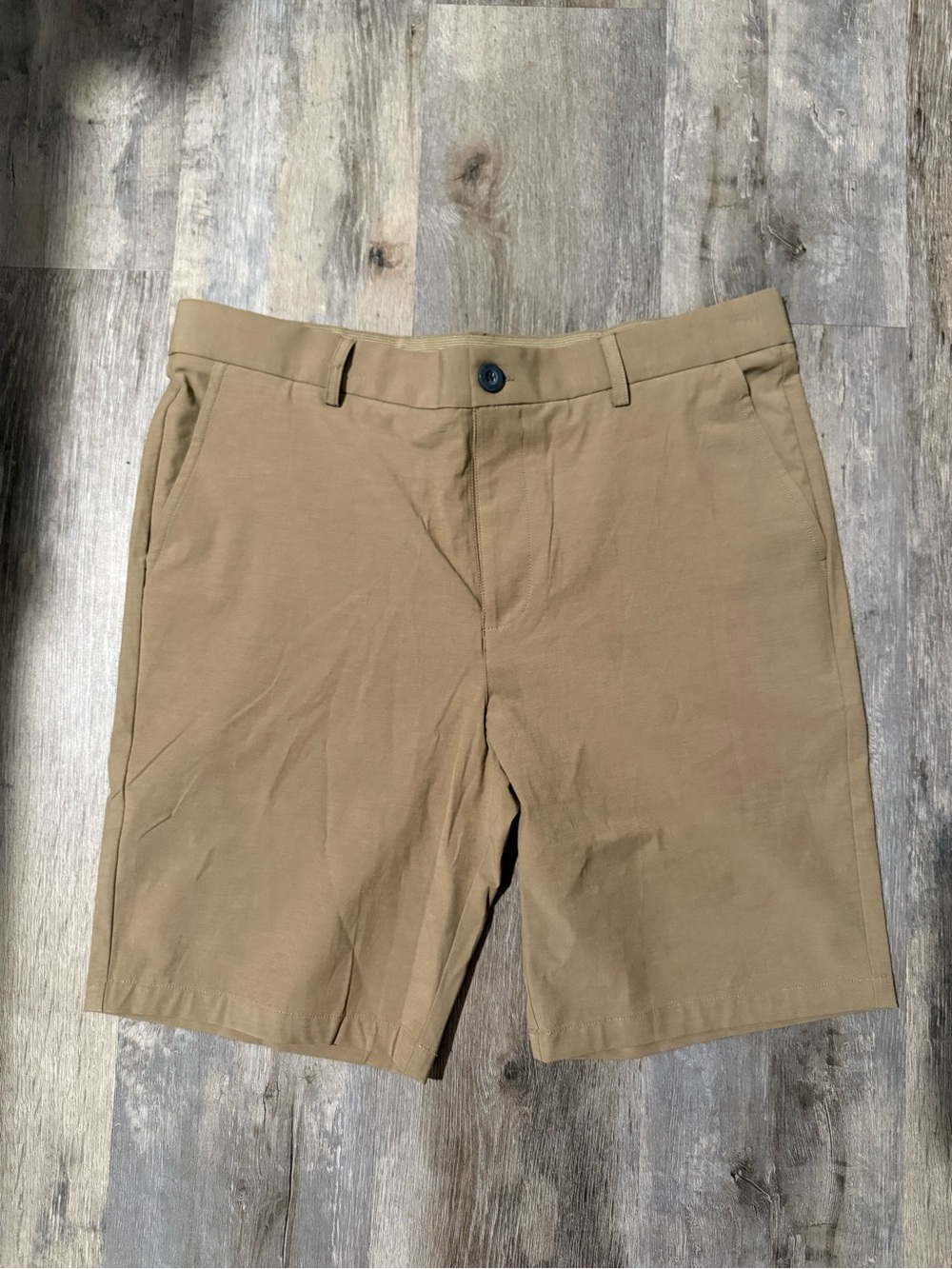 Shore Men's Tan Casual Shorts - Classic Everyday Style